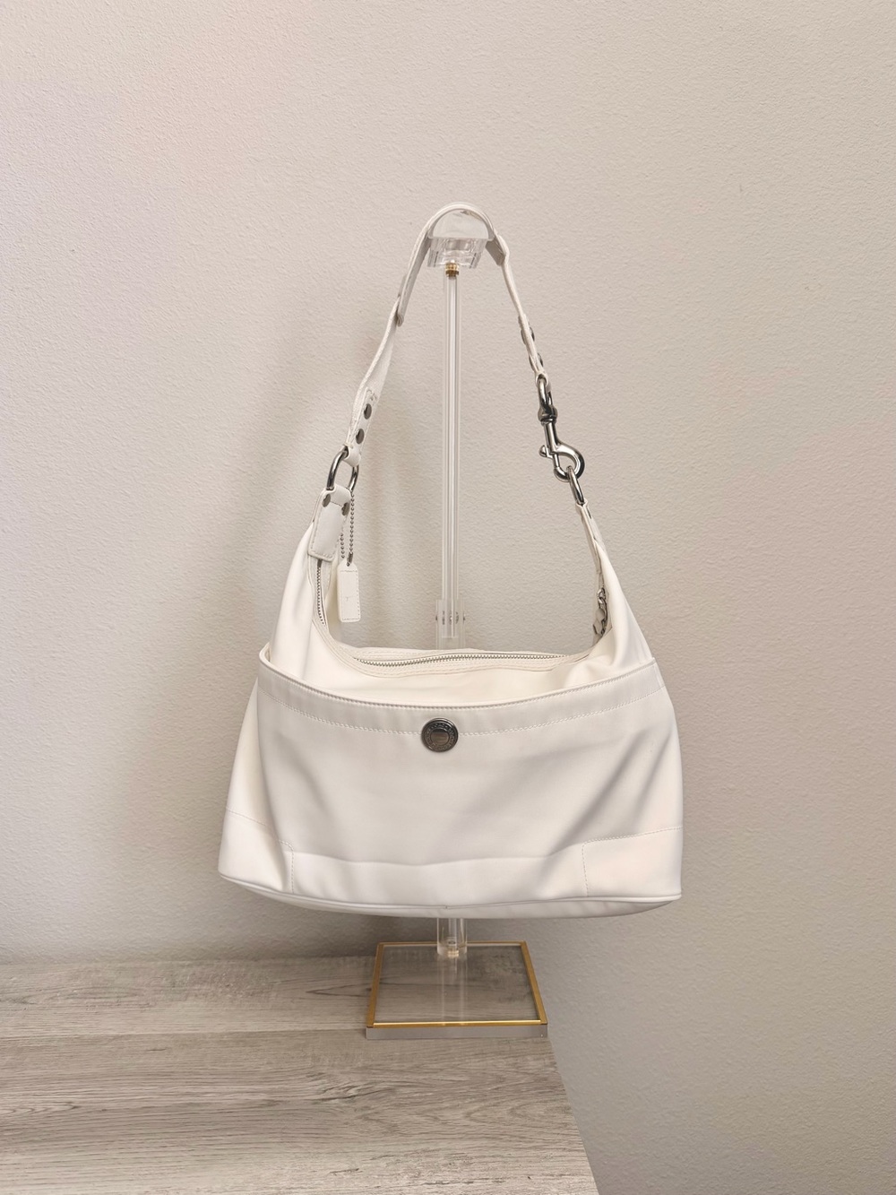 Coach White Purse